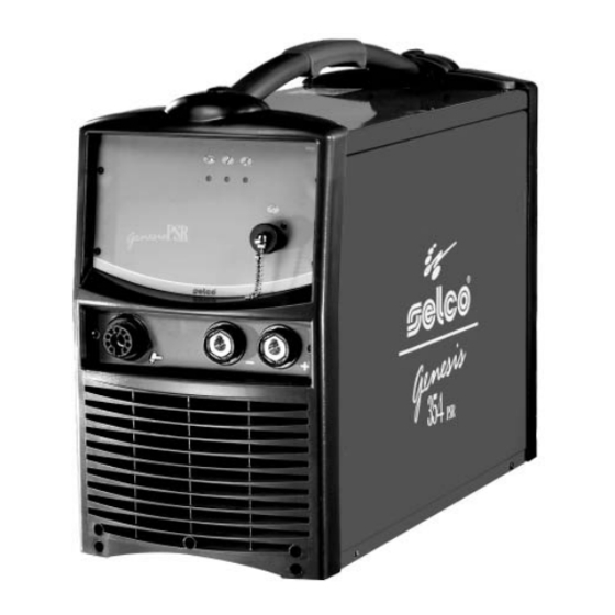Selco Genesis 284 PSR Instruction Manual