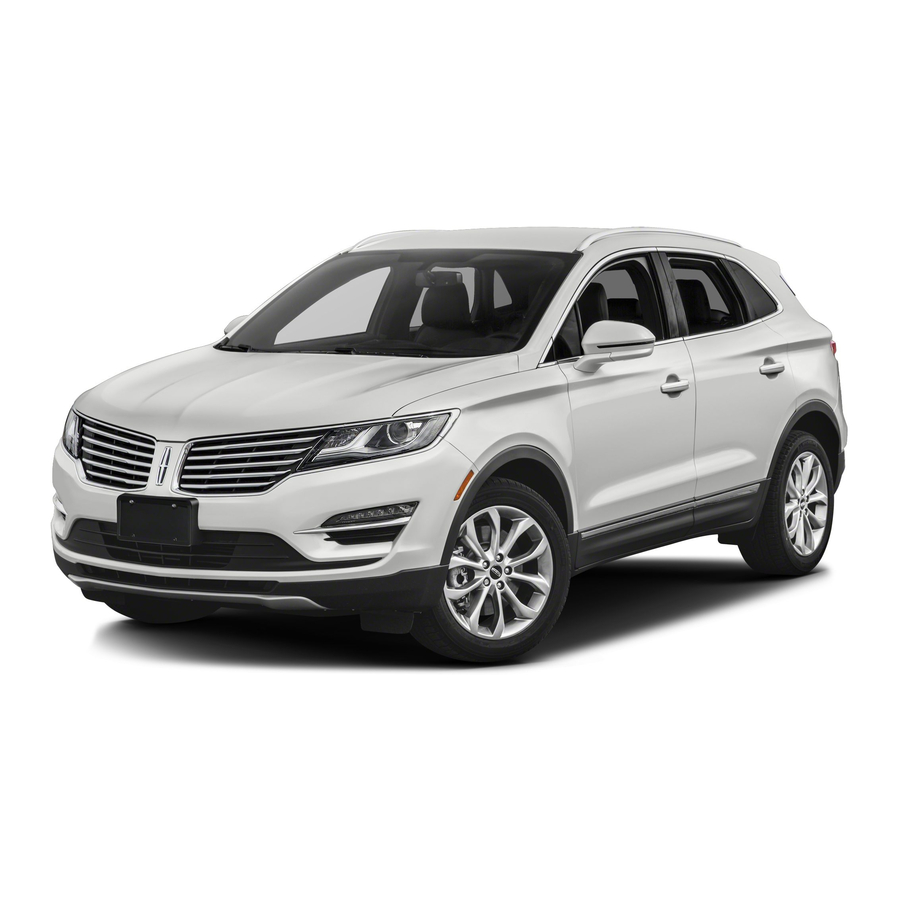 Lincoln 2017 MKC Owner's Manual