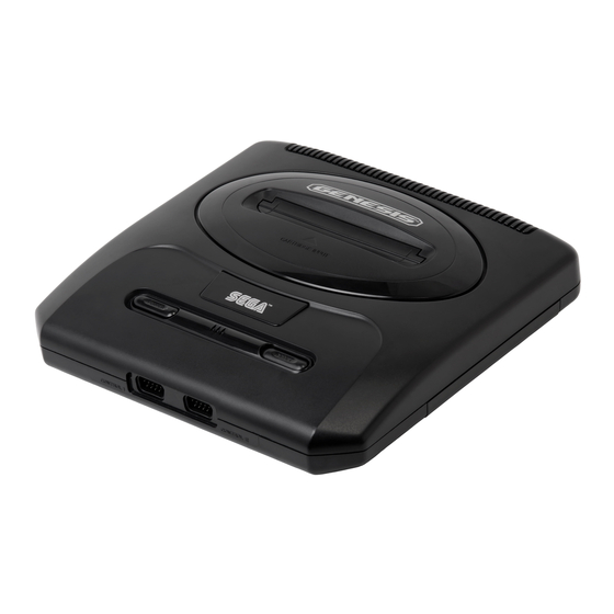 Sega Genesis 2 Installation & Service Manual