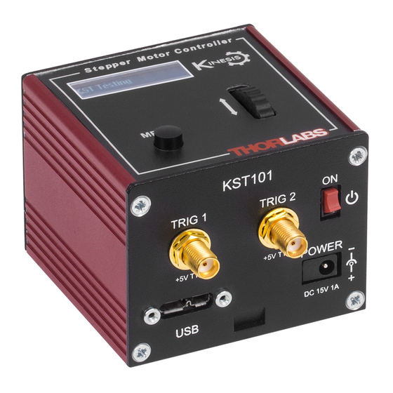 THORLABS KST101 User Manual