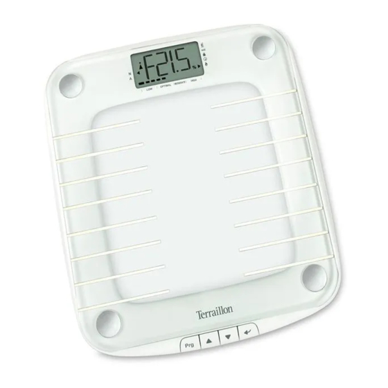 Terraillon TFX NEVA Instructions Manual