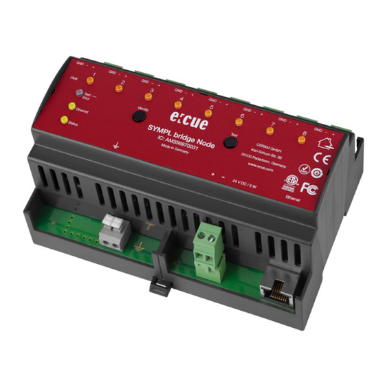Osram e:cue SYMPL bridge Node Information For Use