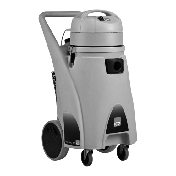 Ice VAC WD 20 Use And Maintenance Manual