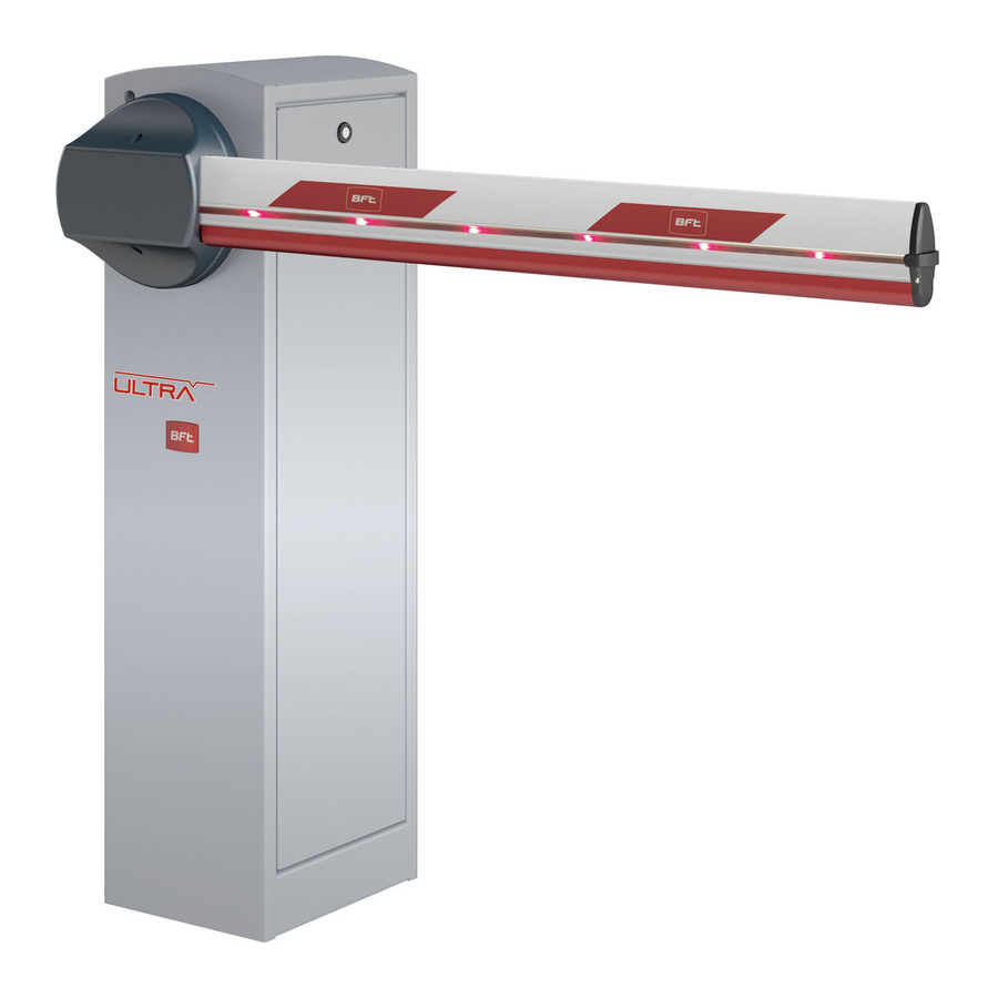 BFT MAXIMA 30 Instructions For Installation, Use And Maintenance Manual