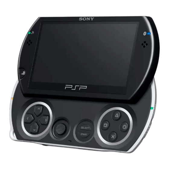 Sony PSP go Manuals