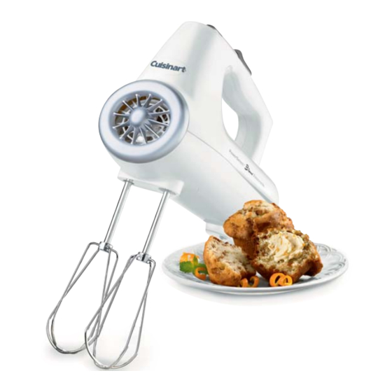 Cuisinart POWERSELECT CHM-3 Instruction And Recipe Booklet