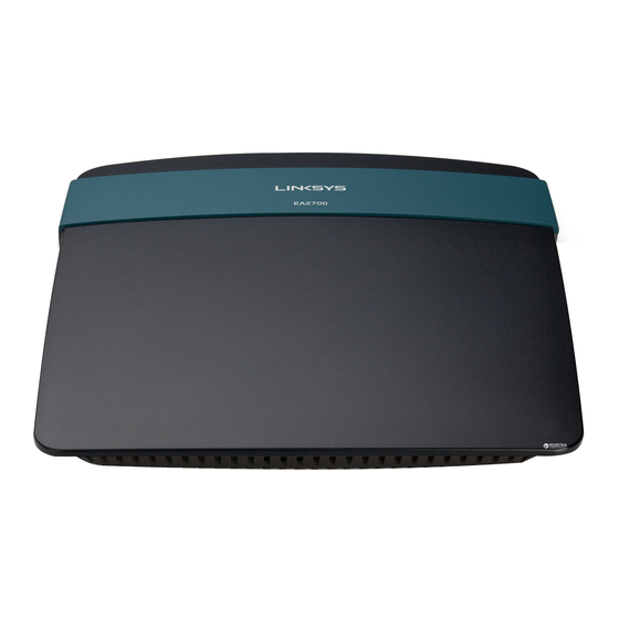 Cisco Linksys EA2700 Wireless Router Manuals