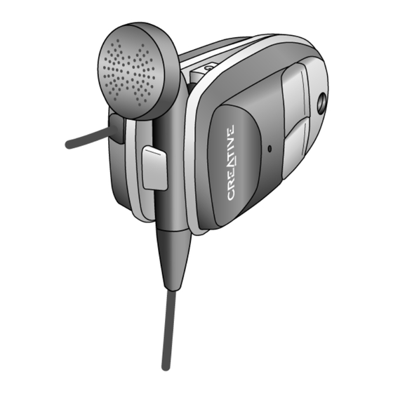 Creative Wireless Headset Quick Start Manual