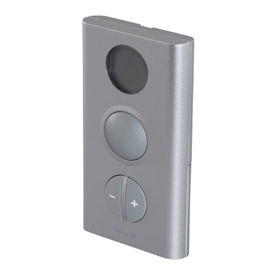 UPONOR CLIMATE CONTROL ZONING SYSTEM INSTALLATION MANUAL Pdf Download