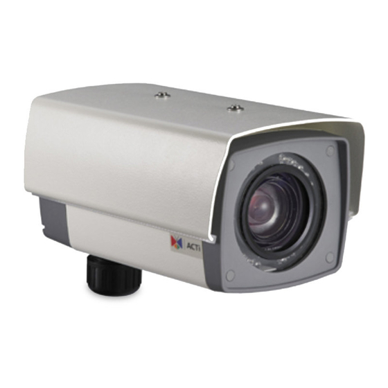 ACTi KCM-5211E Hardware Manual
