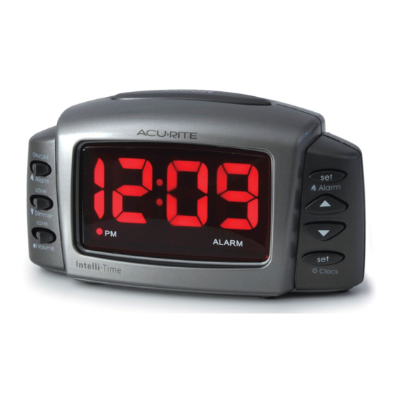 AcuRite Intelli-Time 13030 Instruction Manual