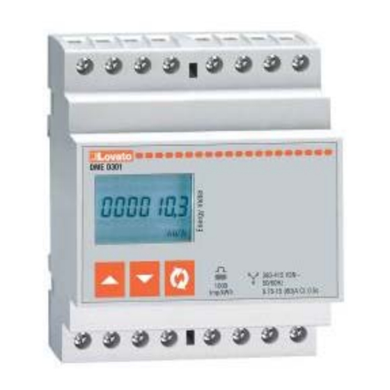 LOVATO ELECTRIC DMED300T2MID Instruction Manual