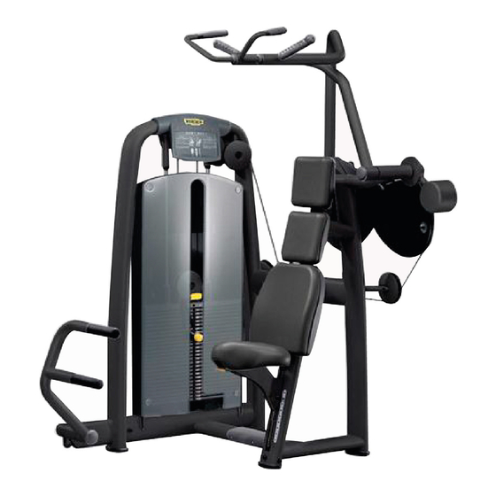 Technogym SELECTION Vertical Traction User Manual
