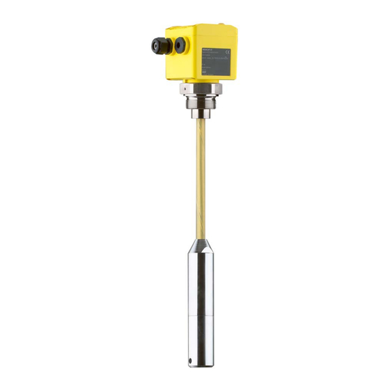 Vega VEGACAP 35 Capacitive Level Switch Manuals