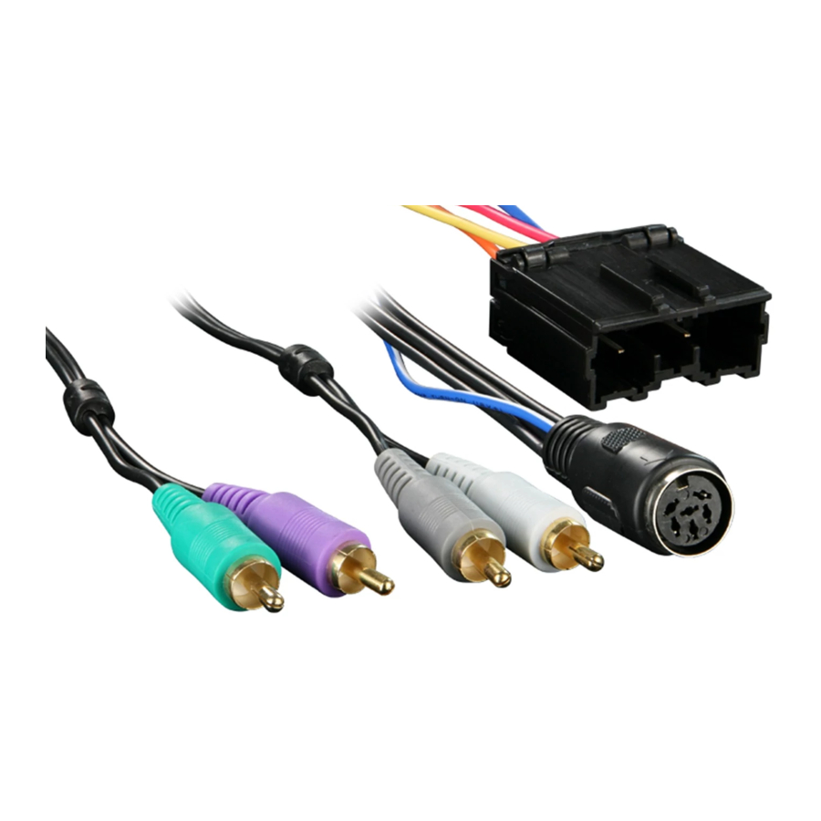 Metra Electronics 70-7003, 70-7004 - Amplifier Integration Harness Manual