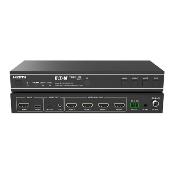 Eaton TRIPP LITE B119-1X4-4K6-VM Owner's Manual