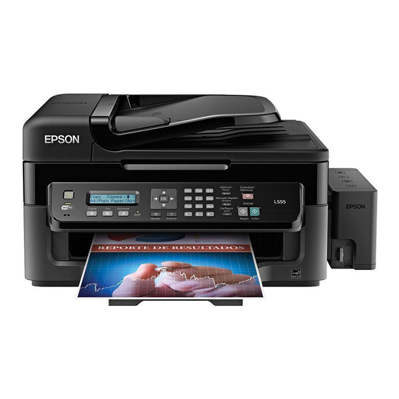 Epson L555 Start Here