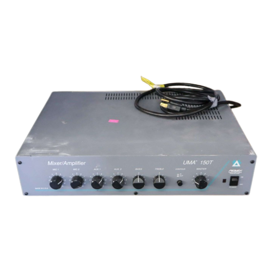 Peavey UMA 75T Operating Manual
