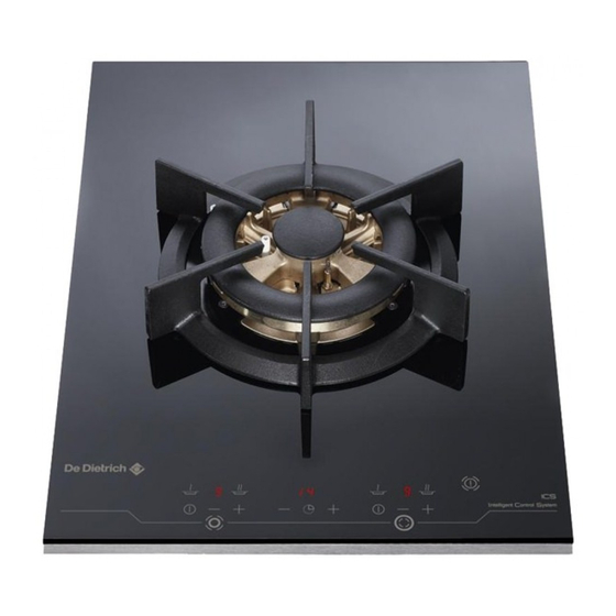 DeDietrich DTG 1138 Series Manual To Installation And Use