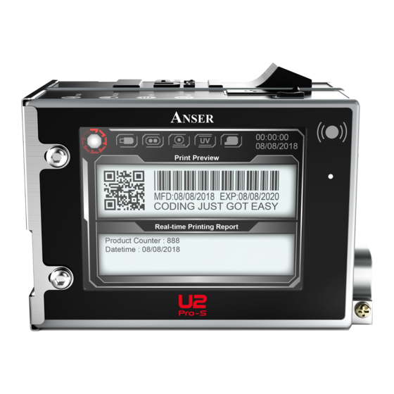 InkJet ANSER U2 Manual