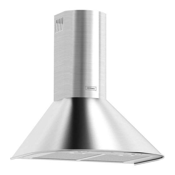 User Manuals: Kernau KCH 1261 X Cooker hood