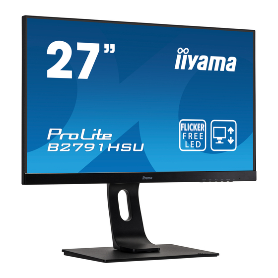 Iiyama ProLite B2791HSU User Manual