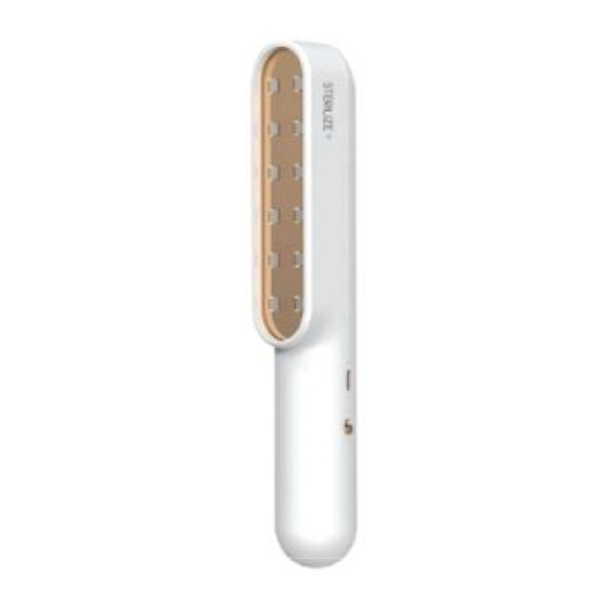 Sterilize+ UV Sanitizing Wand Quick Start Manual
