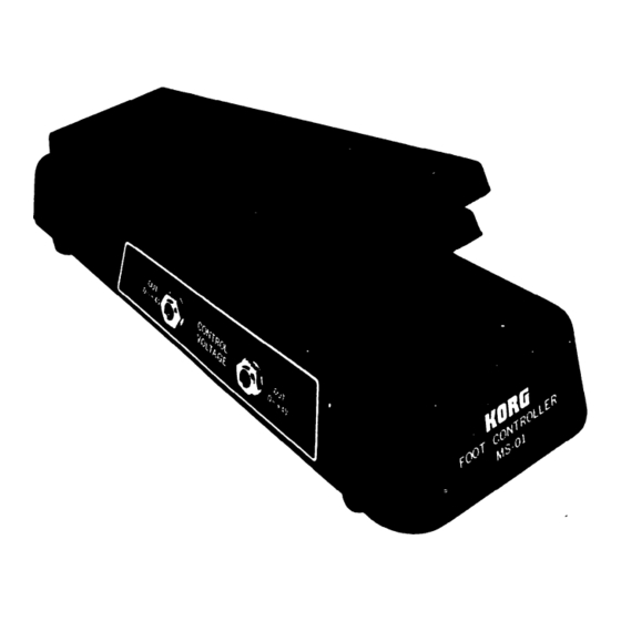 Korg MS- Owner's Manual