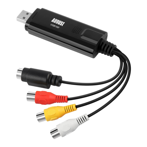 August VGB100 User Manual