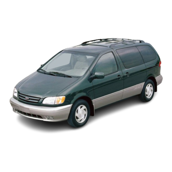 Toyota Sienna 2002 Operating Manual