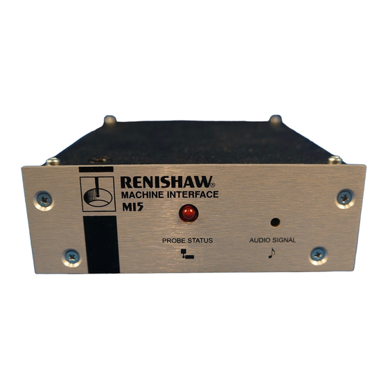 Renishaw MI5 Installation And User Manual