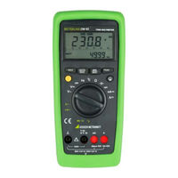 Gossen MetraWatt METRALINE DM 62 Operating Instructions Manual