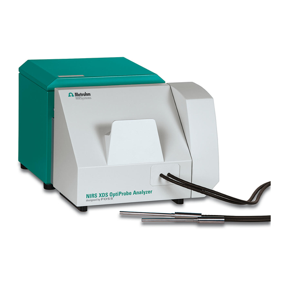 Metrohm OptiProbe NIRS XDS Manual