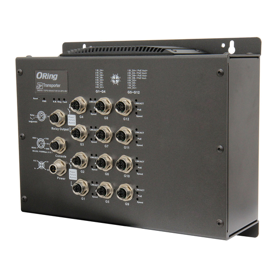 ORiNG TGPS-9084GT-M12X-BP2-MV Quick Installation Manual