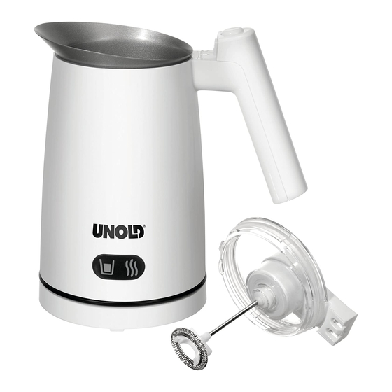 Unold Latte Bricco Instructions For Use Manual