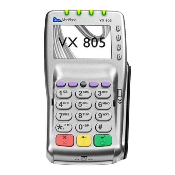 VeriFone VX 805 Manual