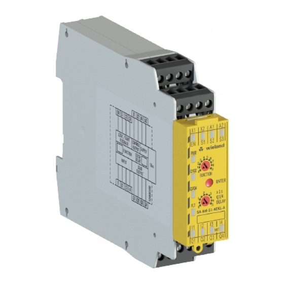 Wieland SA-BM-S1-4EKL-A Original Instructions Manual