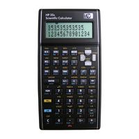 HP F2215AA - 35s Scientific Calculator User Manual