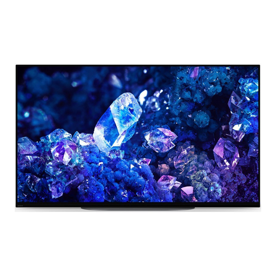 Sony BRAVIA XR-48A90K Setup Manual