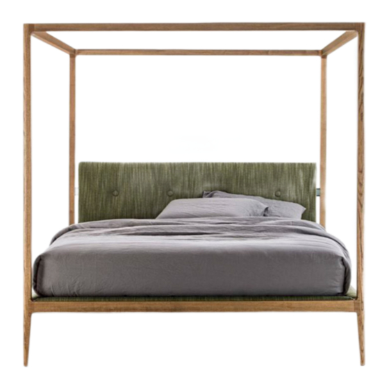 porada ZIGGY BED BALDACCHINO Assembly Instruction Manual
