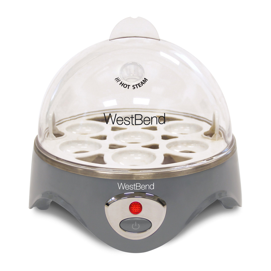 WestBend 87628 Egg Cooker Manual