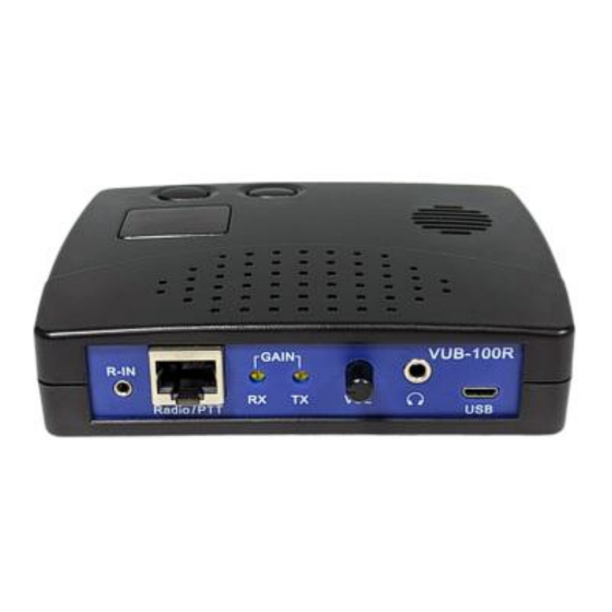Eletech VUB-100R User Manual