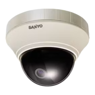Sanyo VCC-P7574 - 1/4" Color CCD Indoor Mini Dome Camera Specifications