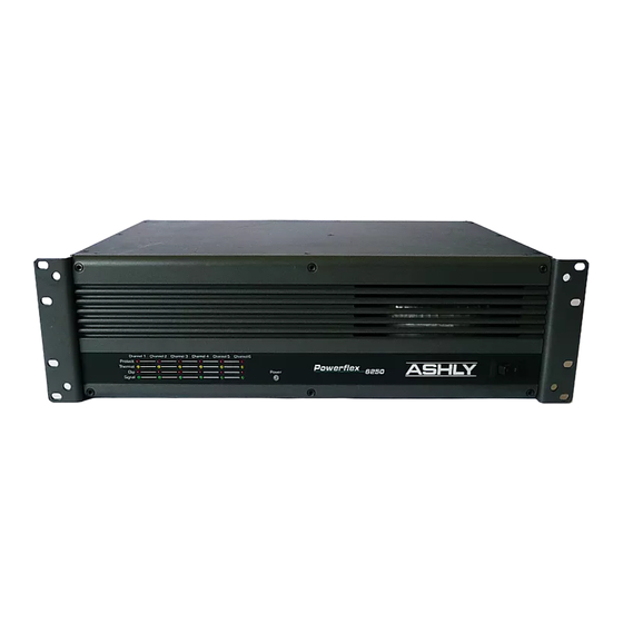 Ashly PowerFlex 6250 Manuals