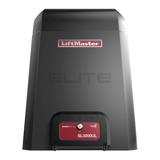 Chamberlain Elite SL3000UL Owner's Manual