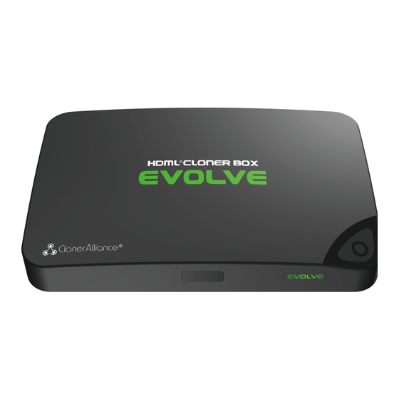 Cloner Alliance HDML-Cloner Box Evolve Manuals