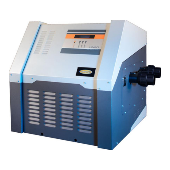Jacuzzi J-HN250C Installation And Operating Instructions Manual