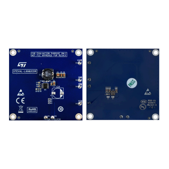 ST STEVAL-L6982CDR User Manual