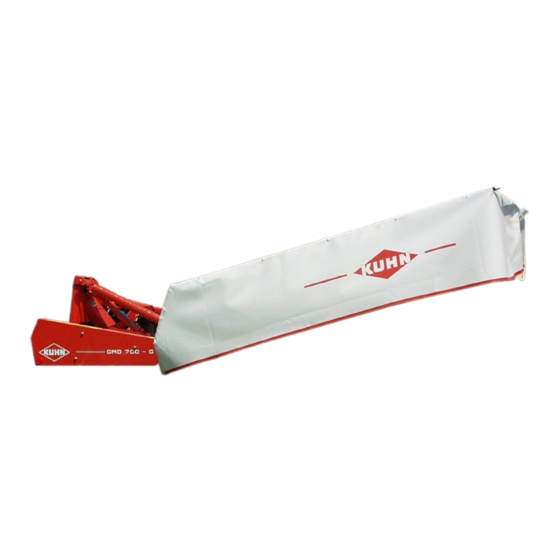 KUHN GMD700GII Operator's Manual