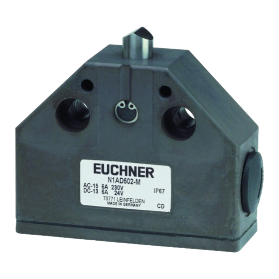 EUCHNER N1A Operating Instructions Manual